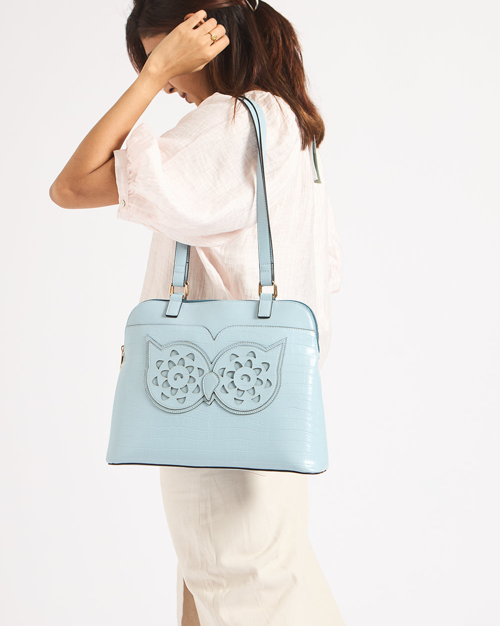 Hoot Classic Mascot Shoulder Bag - Blue