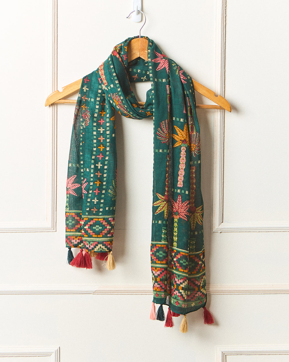 Palm Kilim Scarf