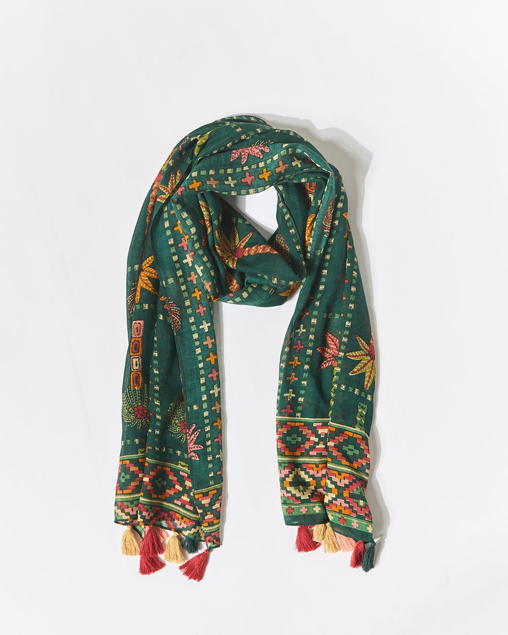 Palm Kilim Scarf