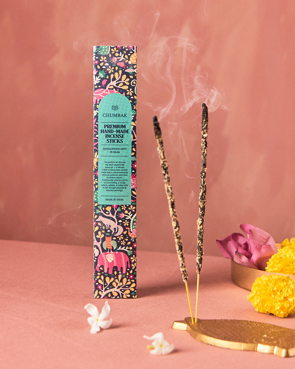 Sandalwood Mint Incense Sticks - Pack of 35