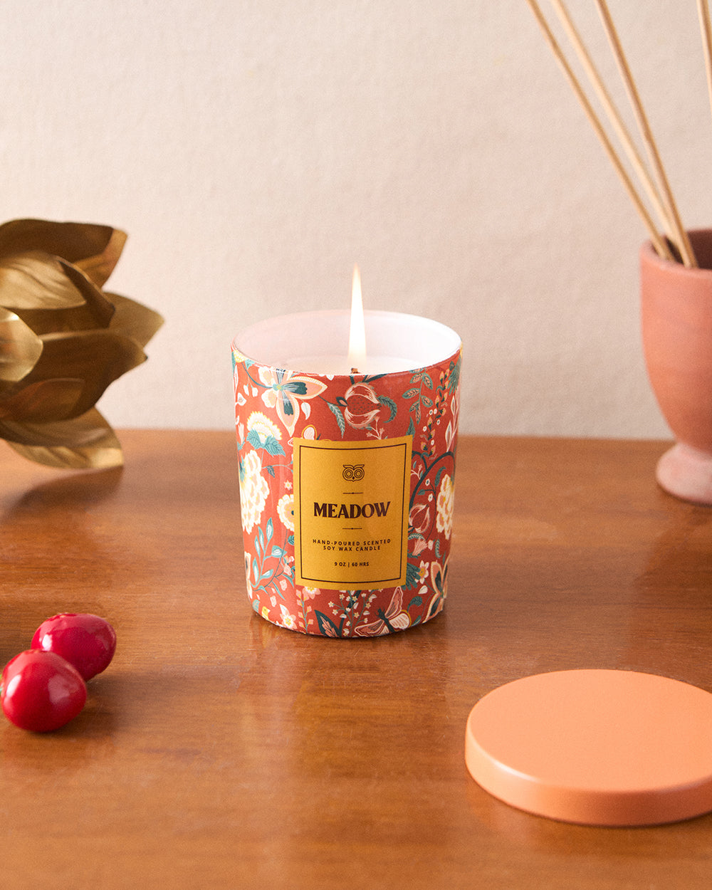 Meadow Soy Wax Candle, Citrus & Sweet