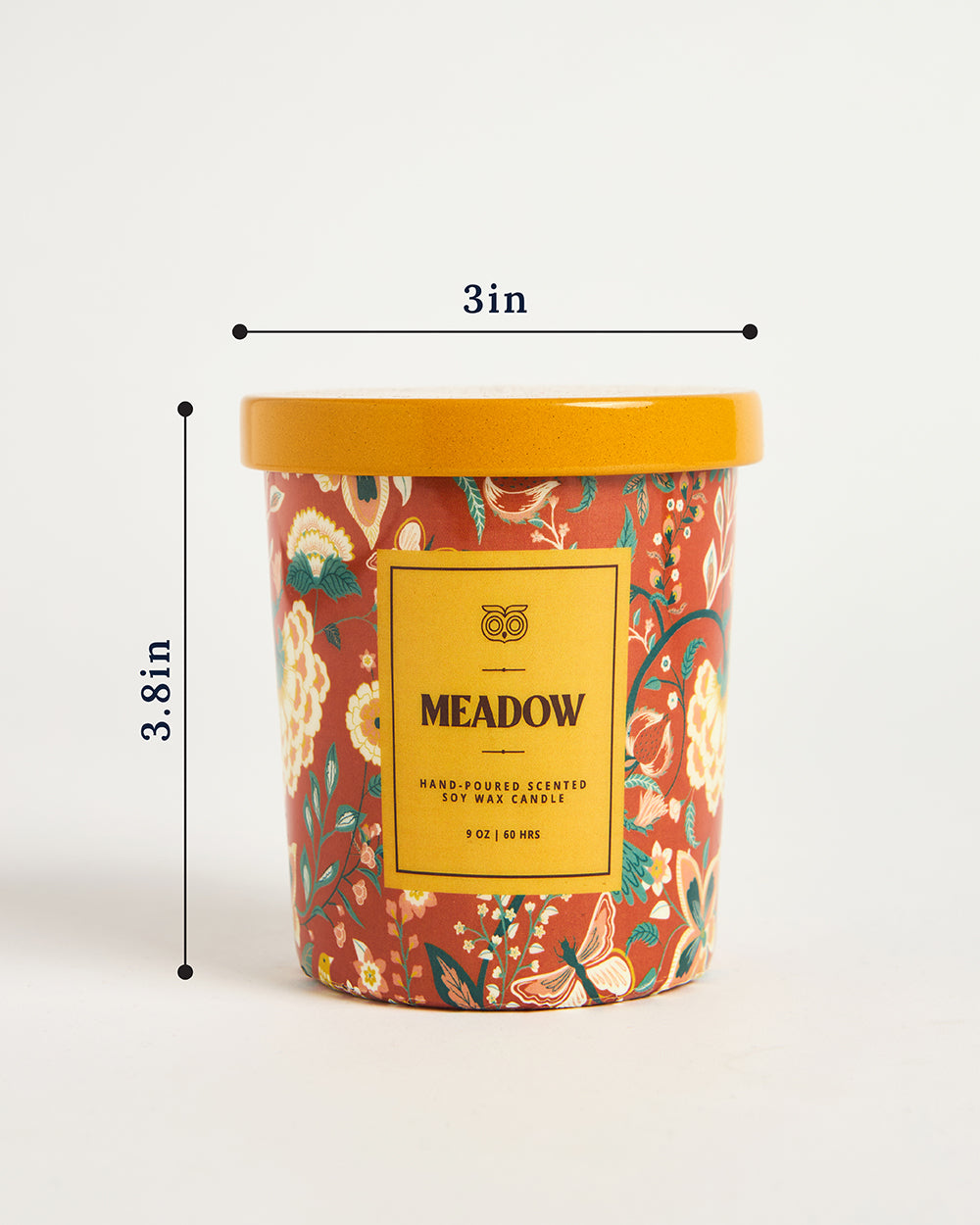 Meadow Soy Wax Candle, Citrus & Sweet