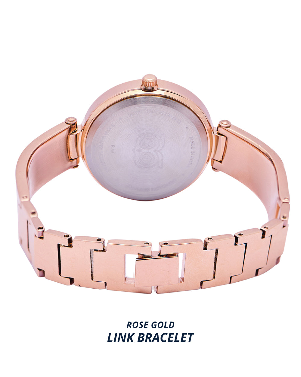 Nocturnal Metal Watch | Rosegold with Navy Dial