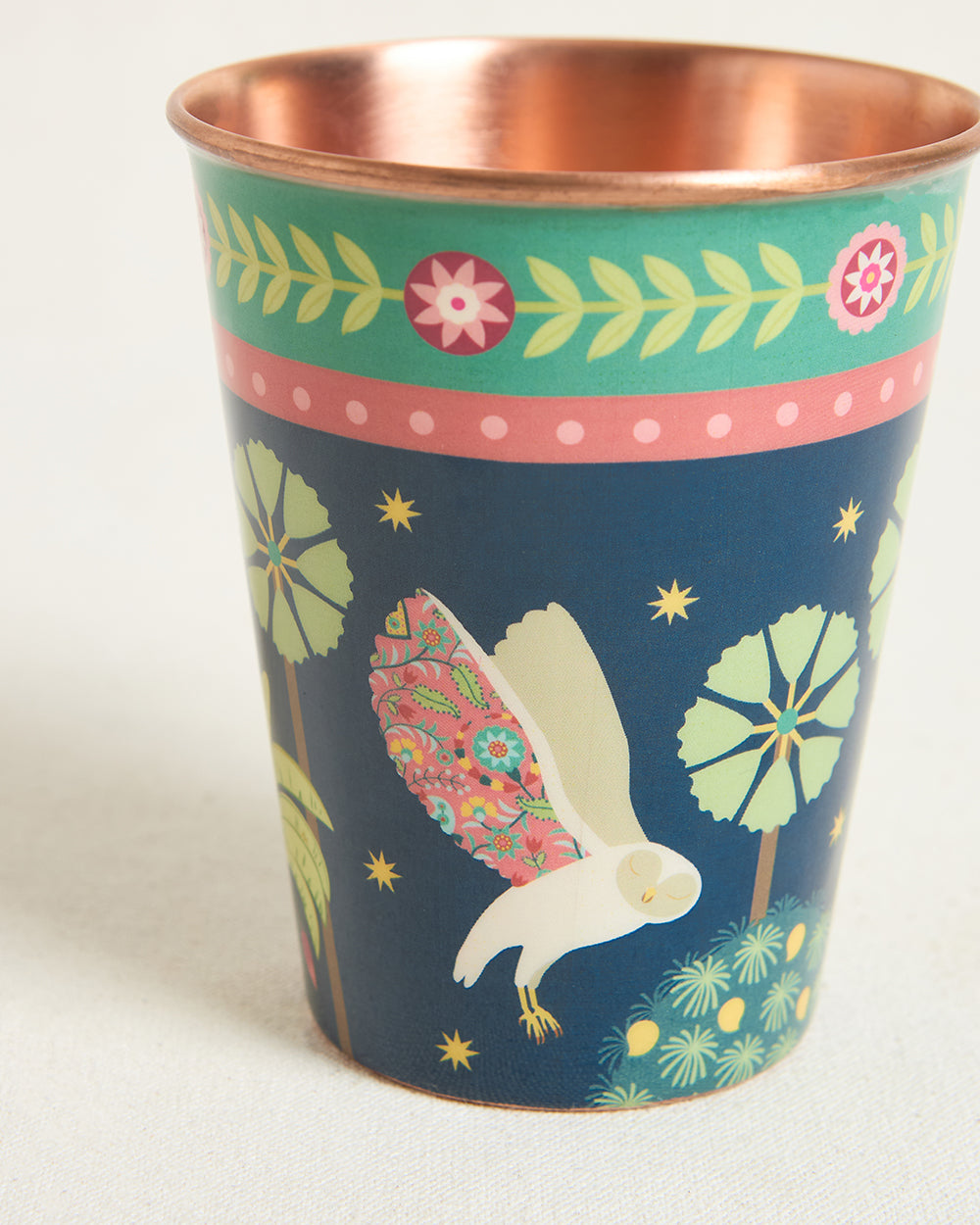 Starry Diwali Chandni Copper Tumbler - Large