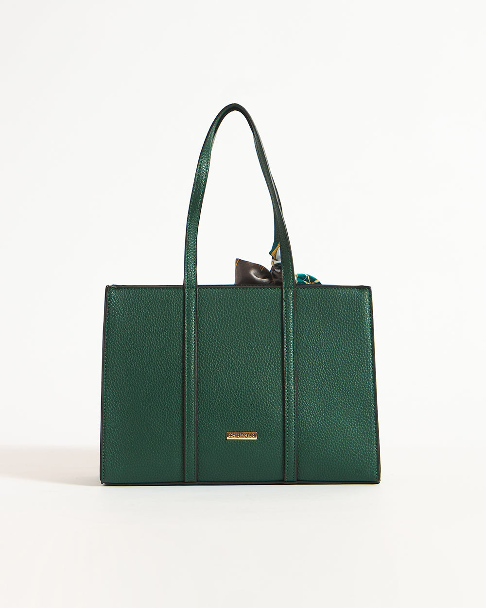 Maldives Mini Tote with Scarf | Green