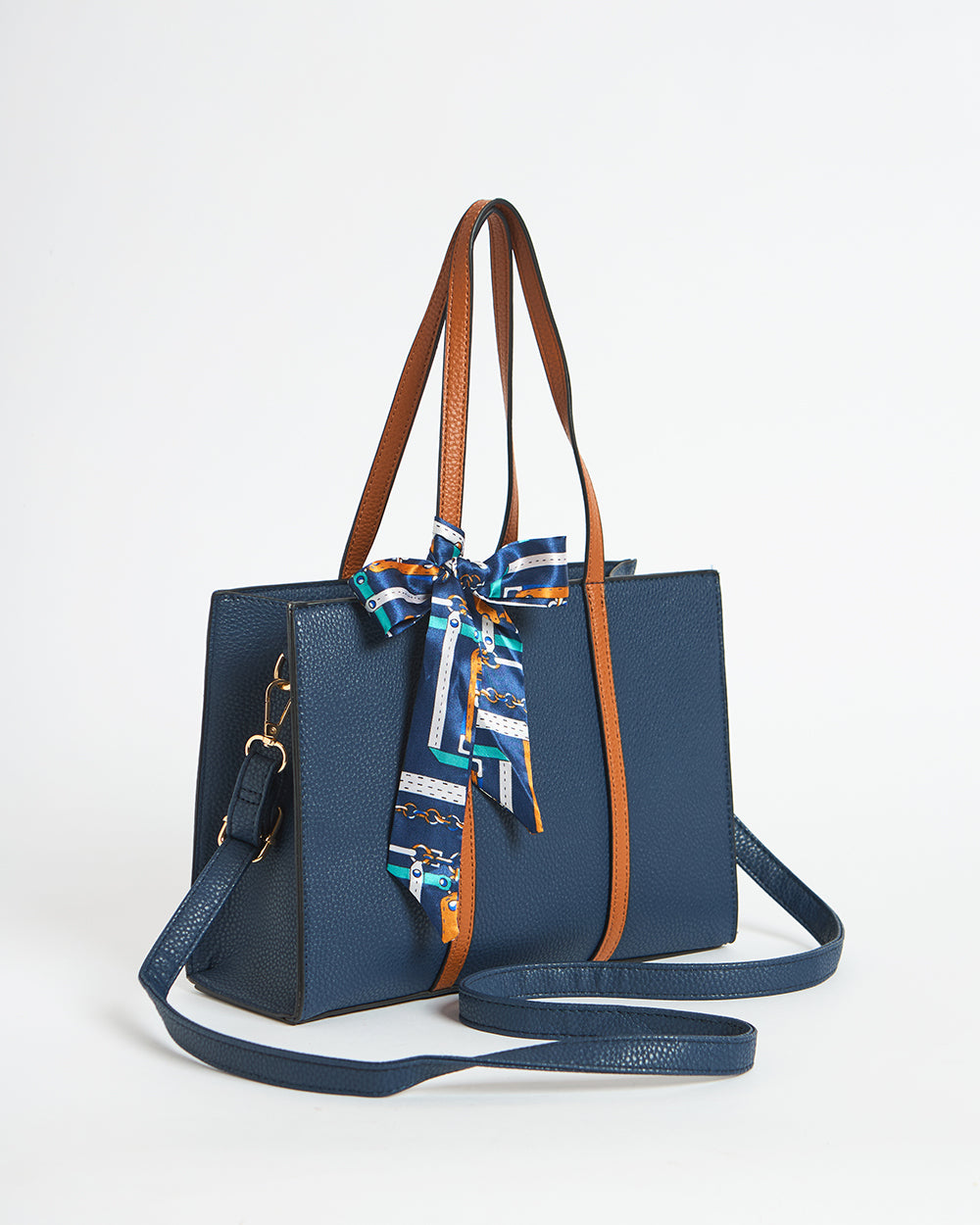 Sailor Mini Tote with Scarf | Navy