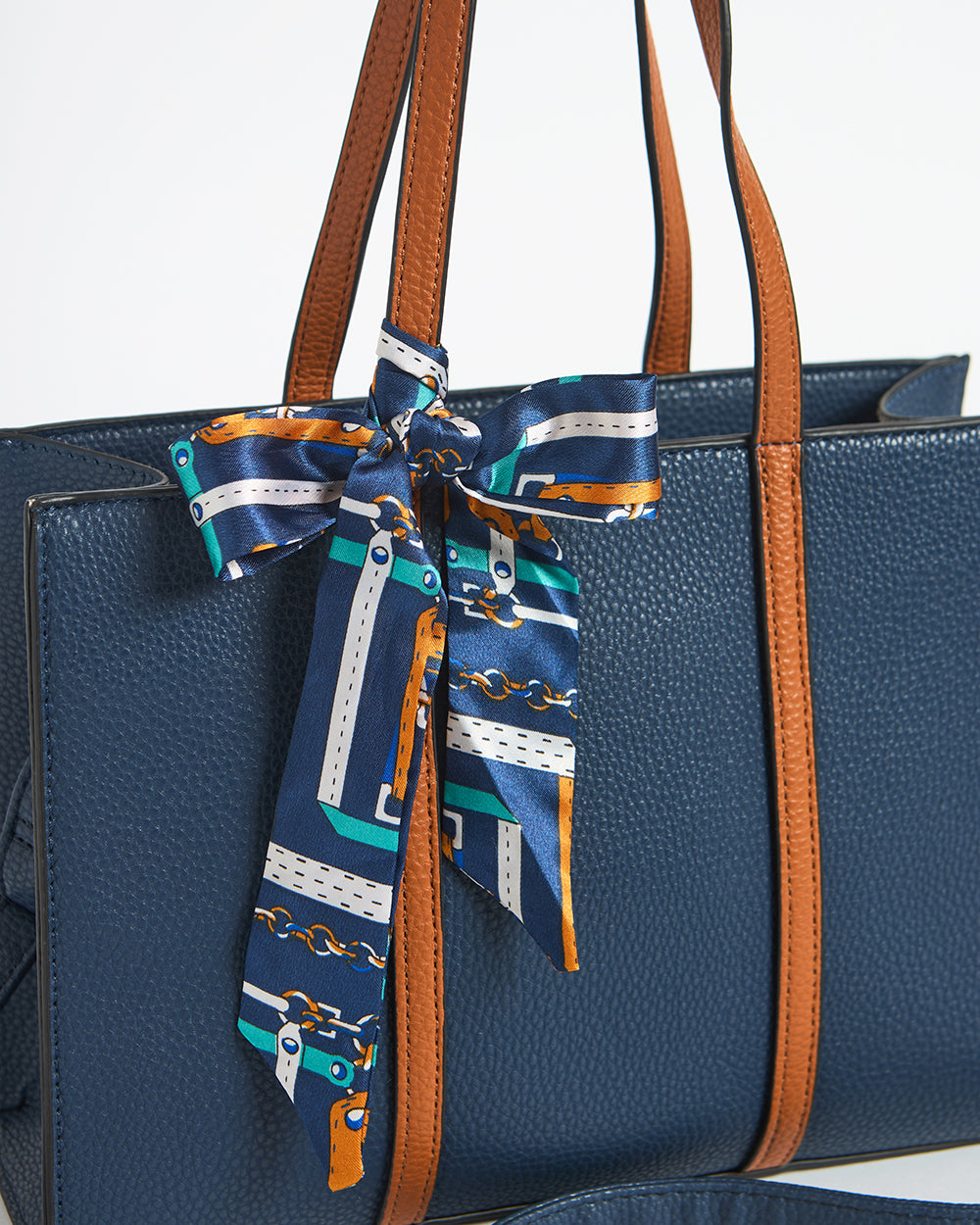 Sailor Mini Tote with Scarf | Navy