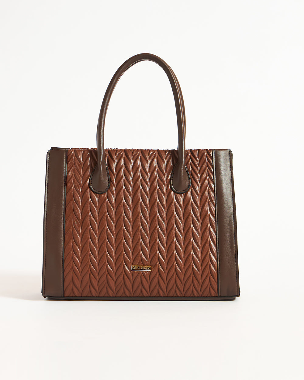 Mocha Weave Handbag