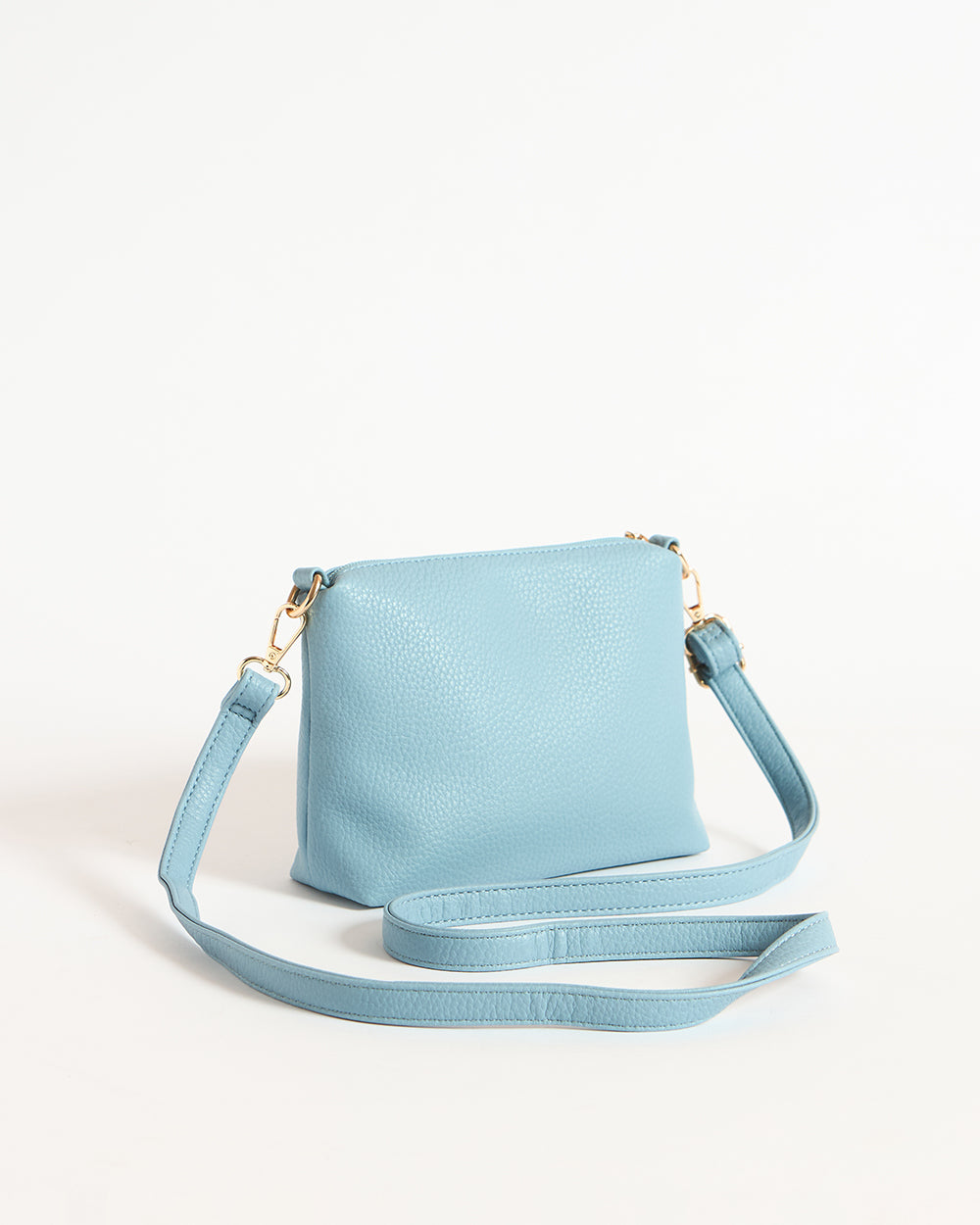 Skies Tote with Shoulder Strap & Scarf  |Powder Blue