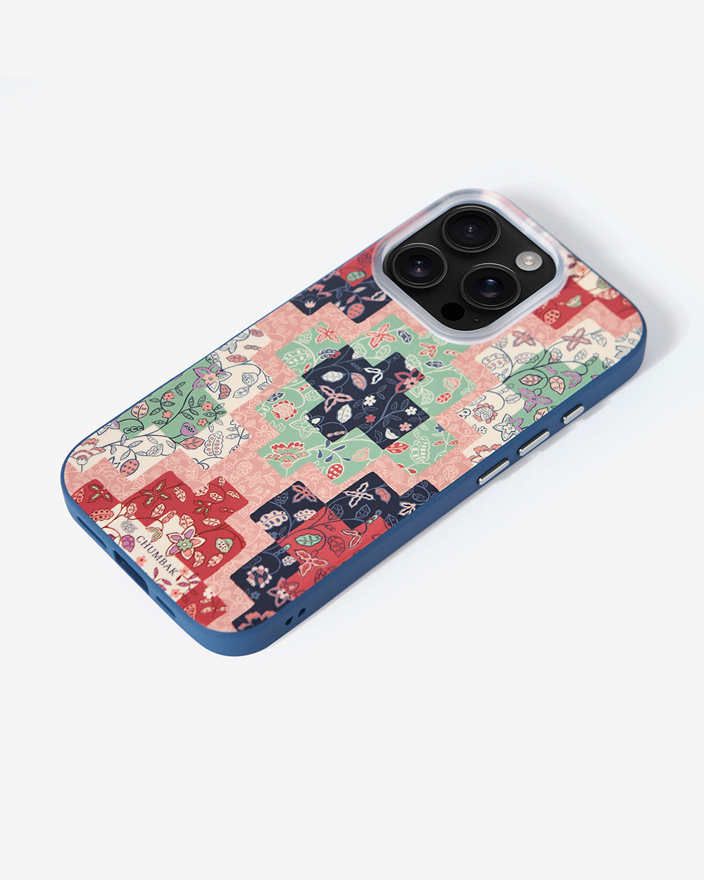 Phone Case Cover for iPhone 16 Pro - Batik Patchprint