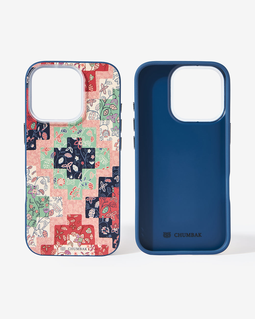 Phone Case Cover for iPhone 16 Pro - Batik Patchprint