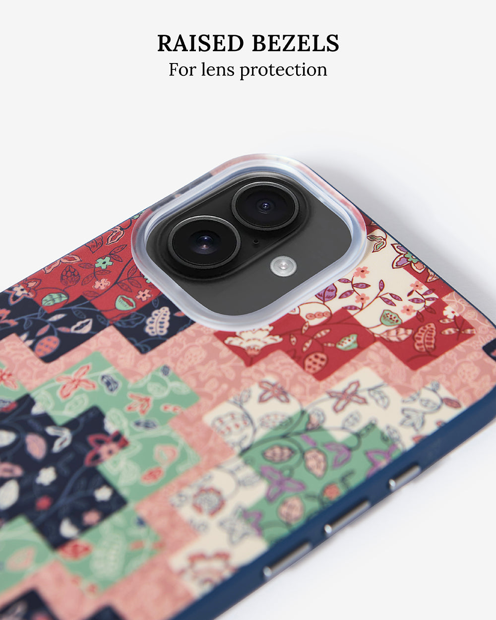 Phone Case Cover for iPhone 16 Plus - Batik Patchprint