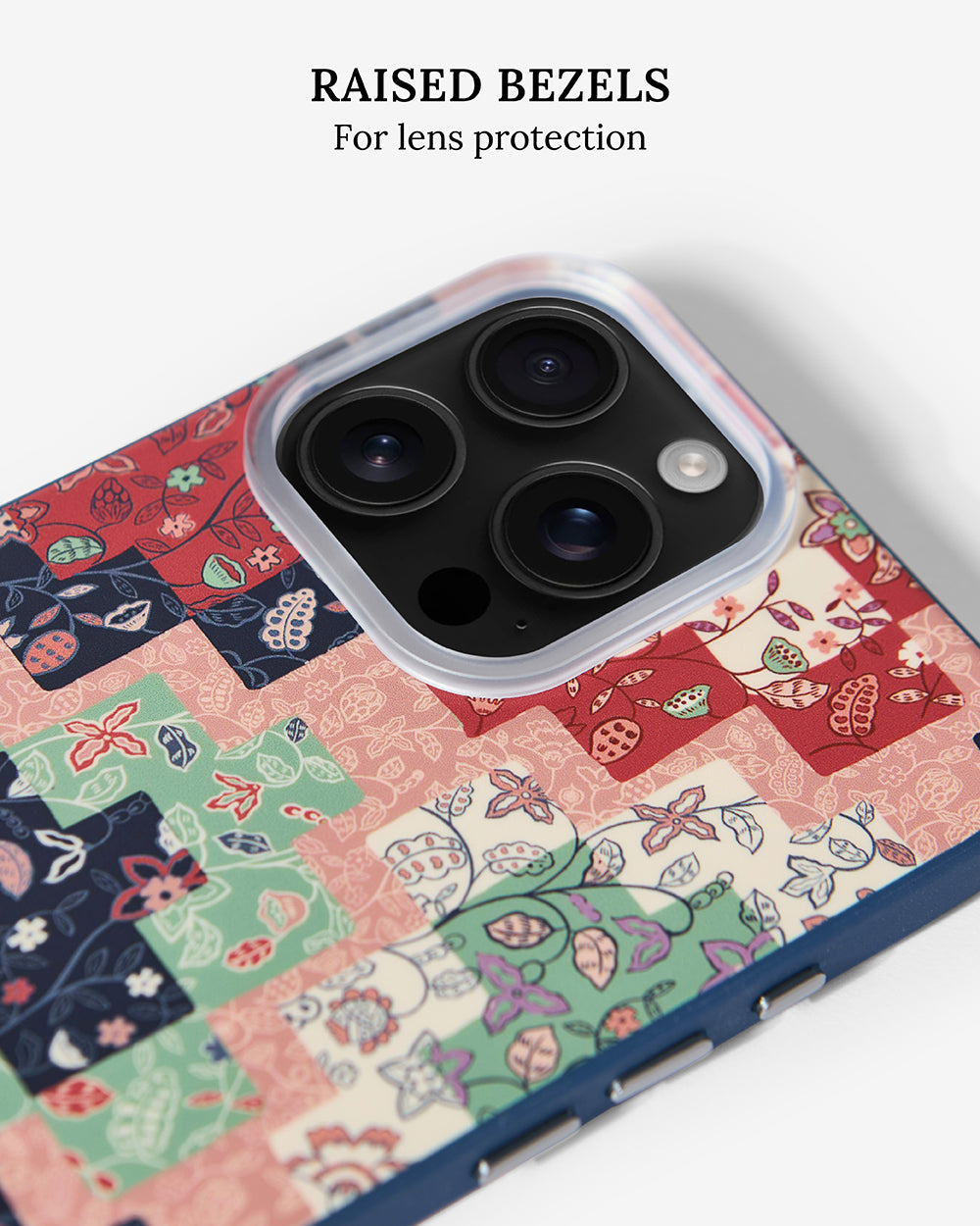 Phone Case Cover for iPhone 16 Pro Max - Batik Patchprint