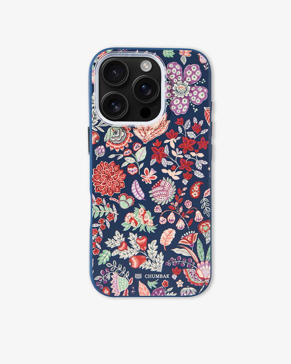 Phone Case Cover for iPhone 16 Pro - Batik Bloom