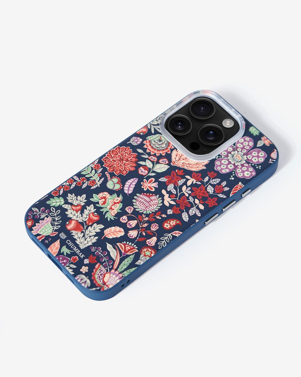 Phone Case Cover for iPhone 16 Pro - Batik Bloom