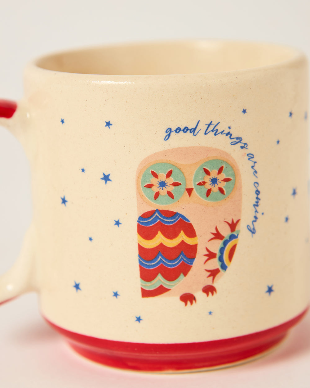 Holiday Hot Chocolate Mug - Classic Owl