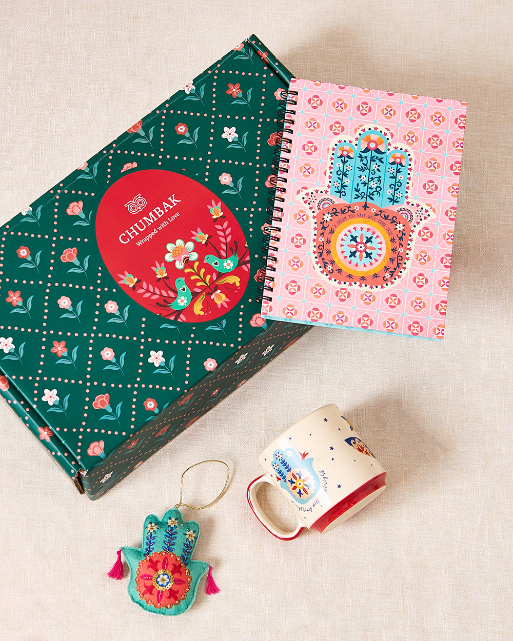 Hamsa Holiday Season Gift Set of 3| Comes in a Gift Box