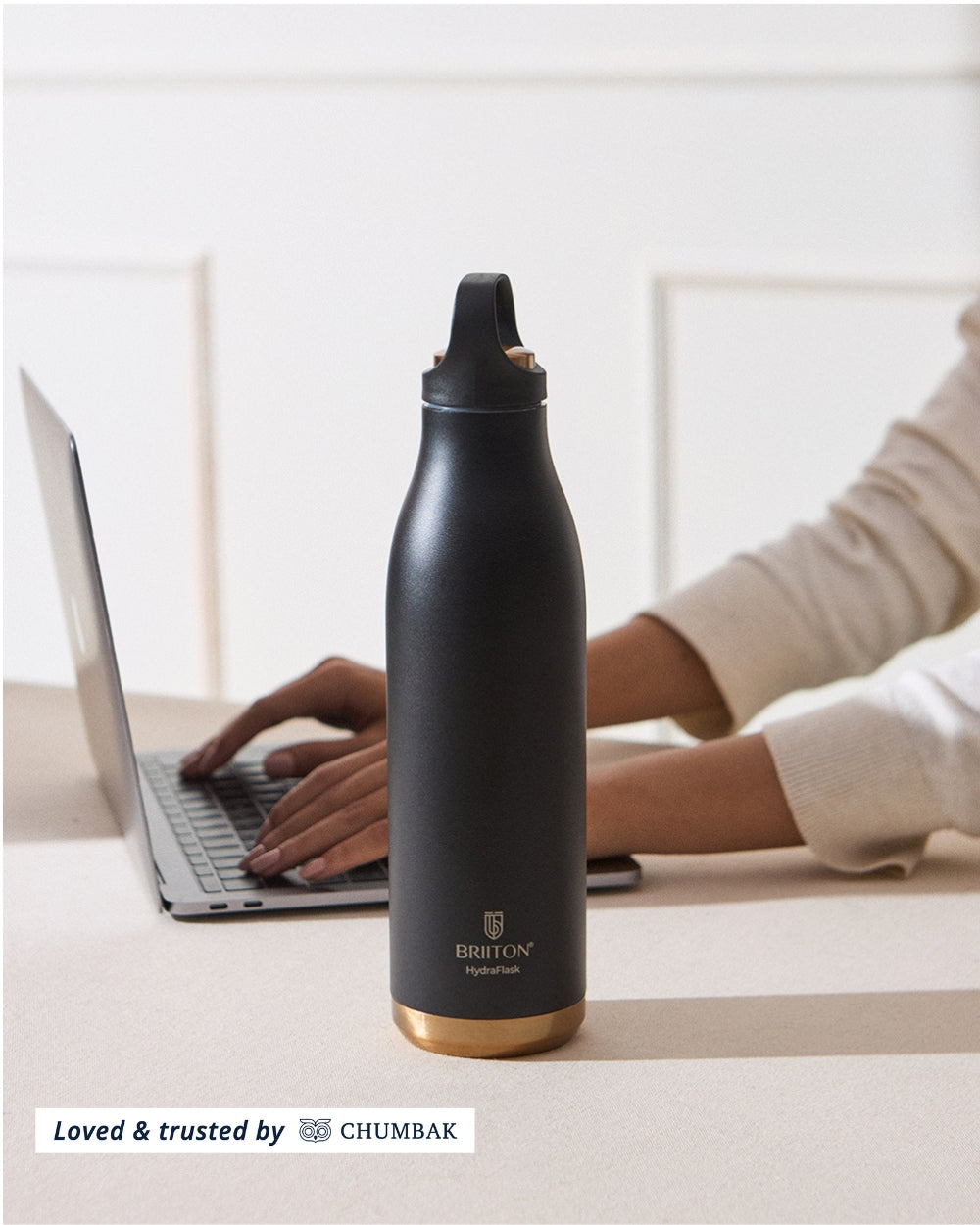 Spring Vacuum Bottle, 750 ml | Black