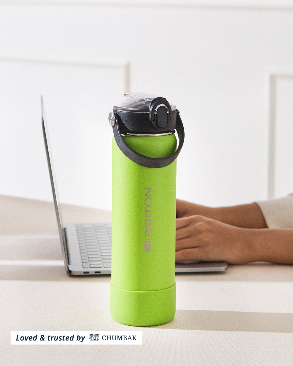 Nero Vacuum Bottle, 750ml - Green