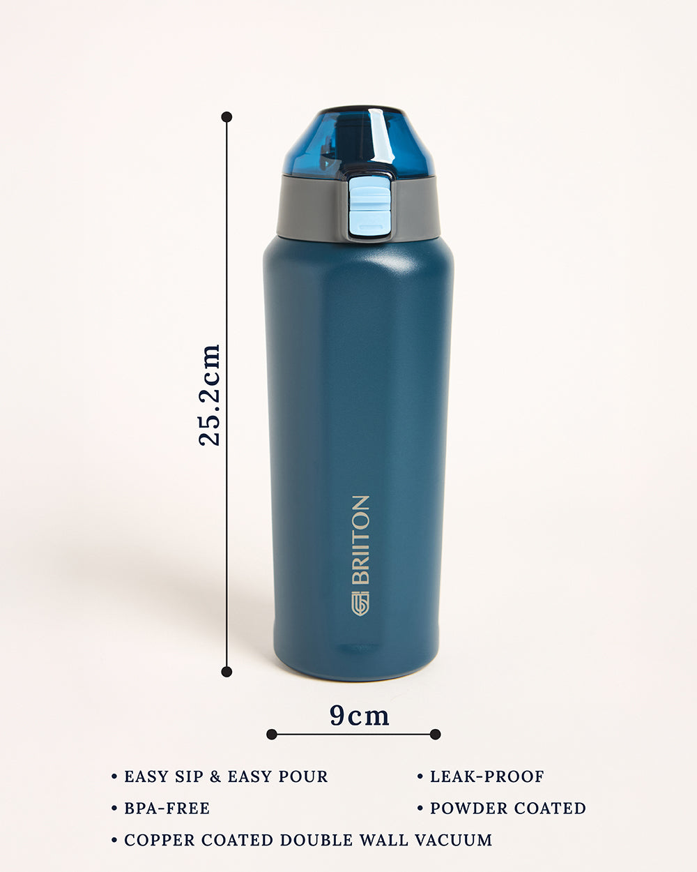 Tokyo Vacuum Bottle, 650ml - Blue