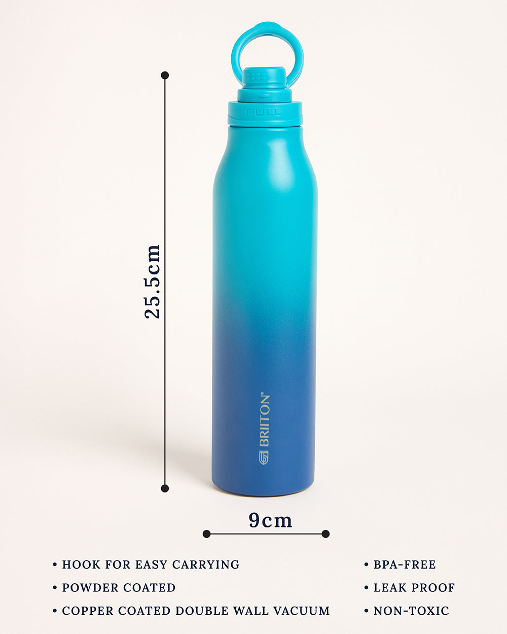 Hummer Vacuum Bottle, 750 ml | Sky Blue