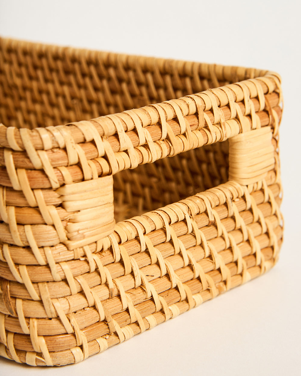 Bali Rattan Basket, Rectangular - 30 cm