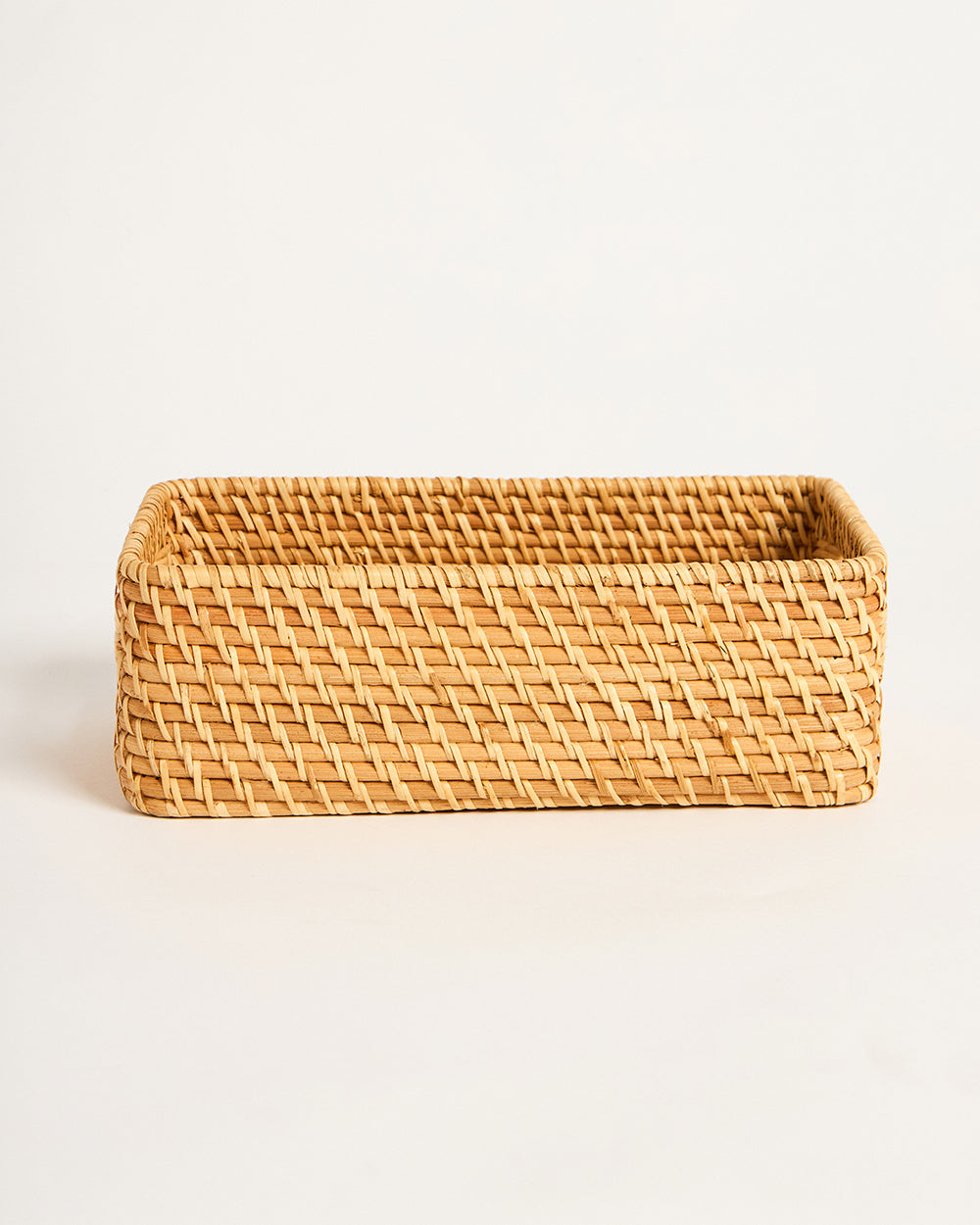 Bali Rattan Basket, Rectangular - 30 cm