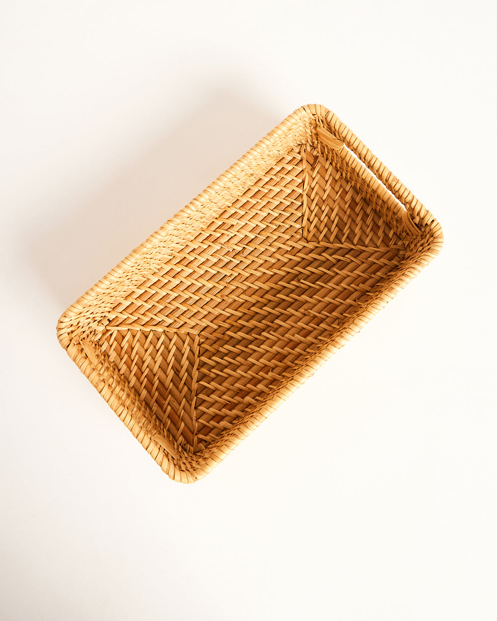 Bali Rattan Basket, Rectangular - 30 cm