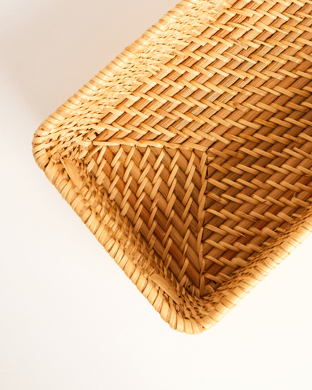 Bali Rattan Basket, Rectangular - 30 cm