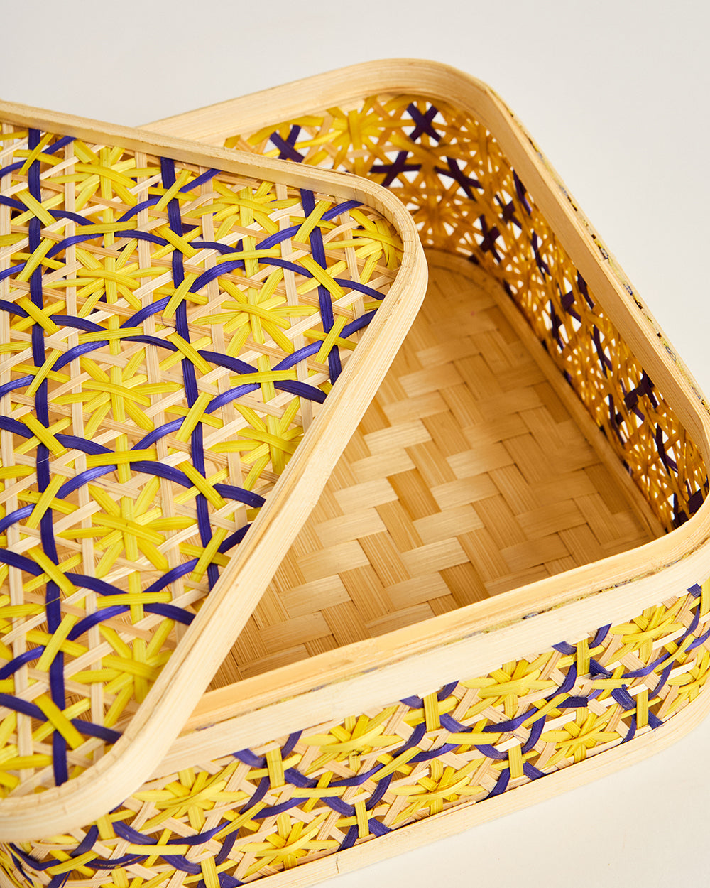 Bali Bamboo Boxes, Square - 26 cm