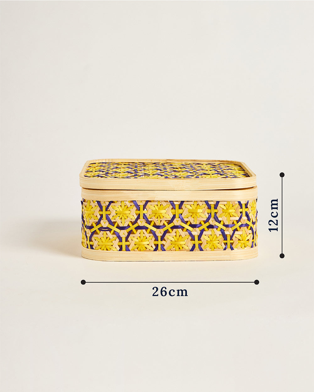 Bali Bamboo Boxes, Square - 26 cm