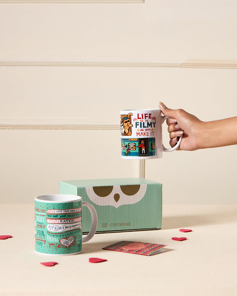 Pour-fect Mugs Duo , Gift Set of 2 | Comes in a Gift Box