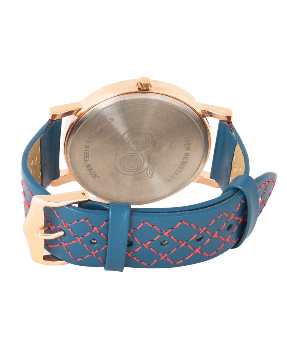 Chumbak TEAL by Chumbak Tulip Garden Quilted Wrist Watch