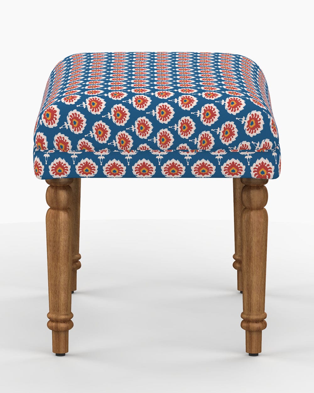 Chumbak Nawaab Bench Small - Blue Ikkat