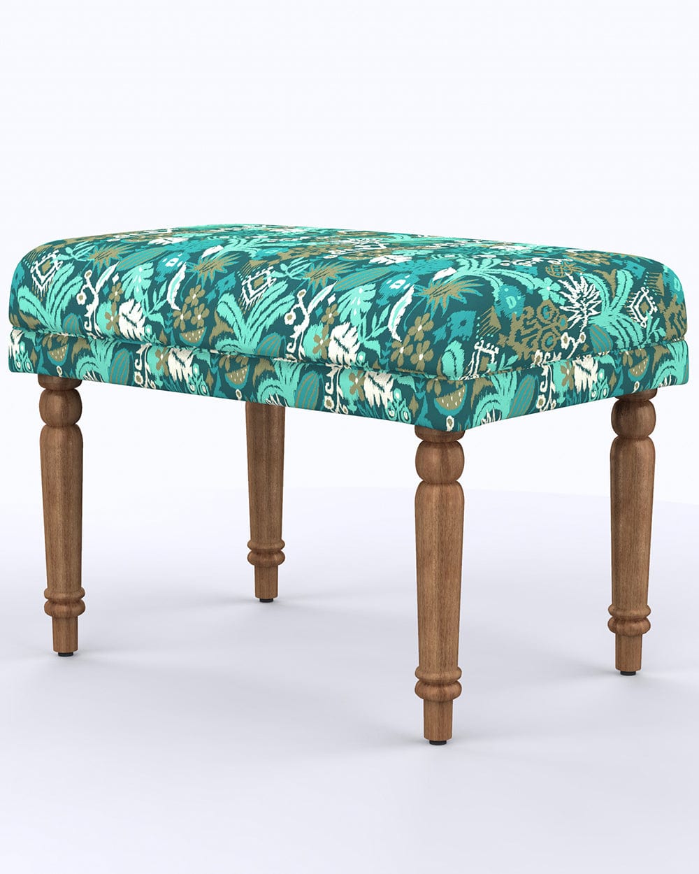 Chumbak Nawaab Bench Small - Tropical Ikkat