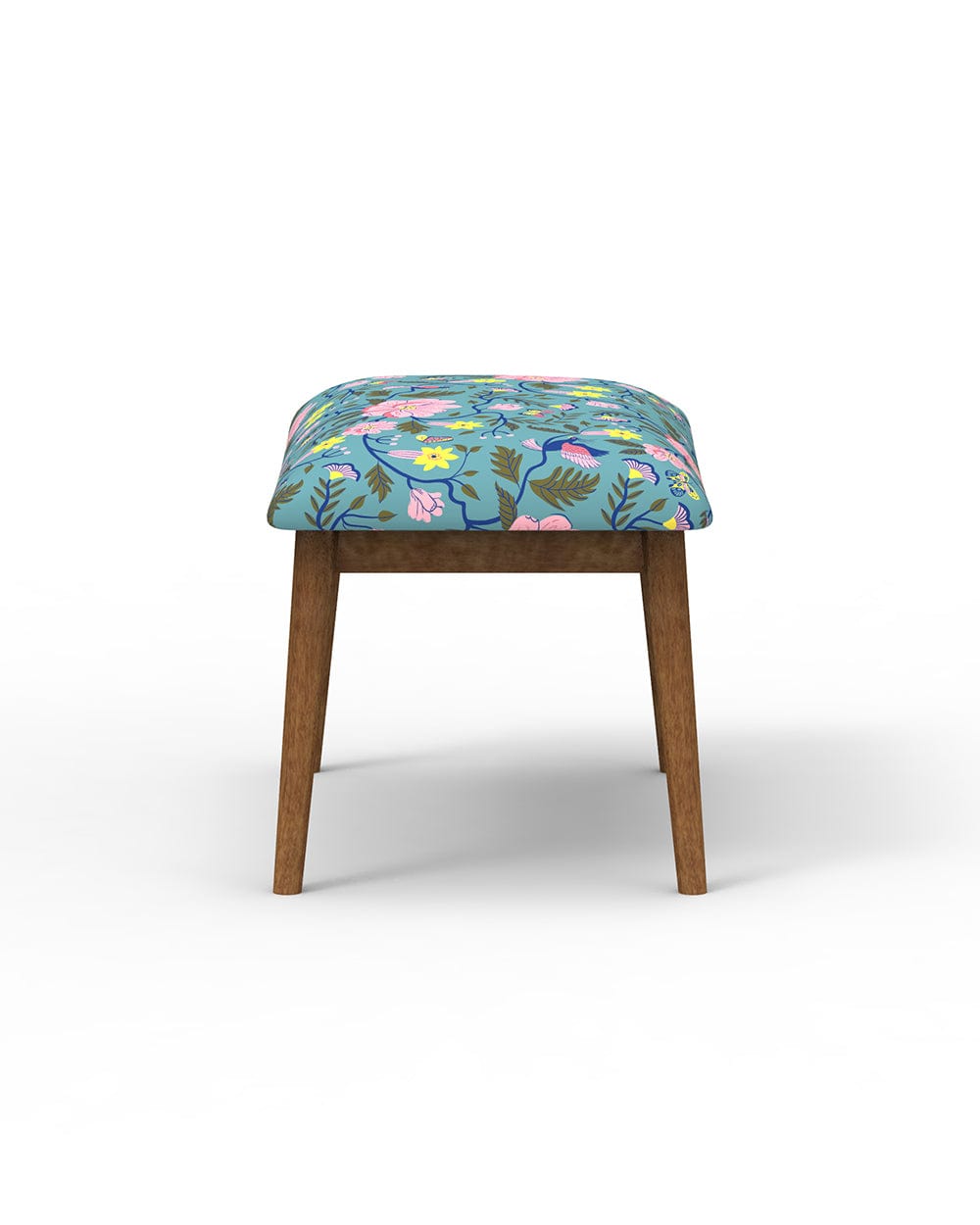 Chumbak Jodhpur Bench Small - Spring Bloom Teal