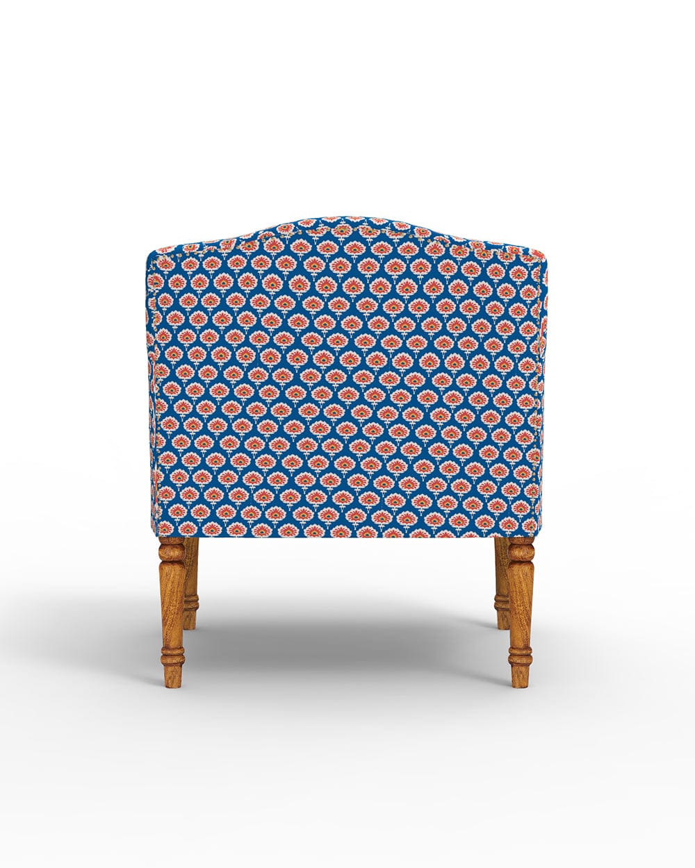 Chumbak Nawaab Arm Chair - Blue Ikkat