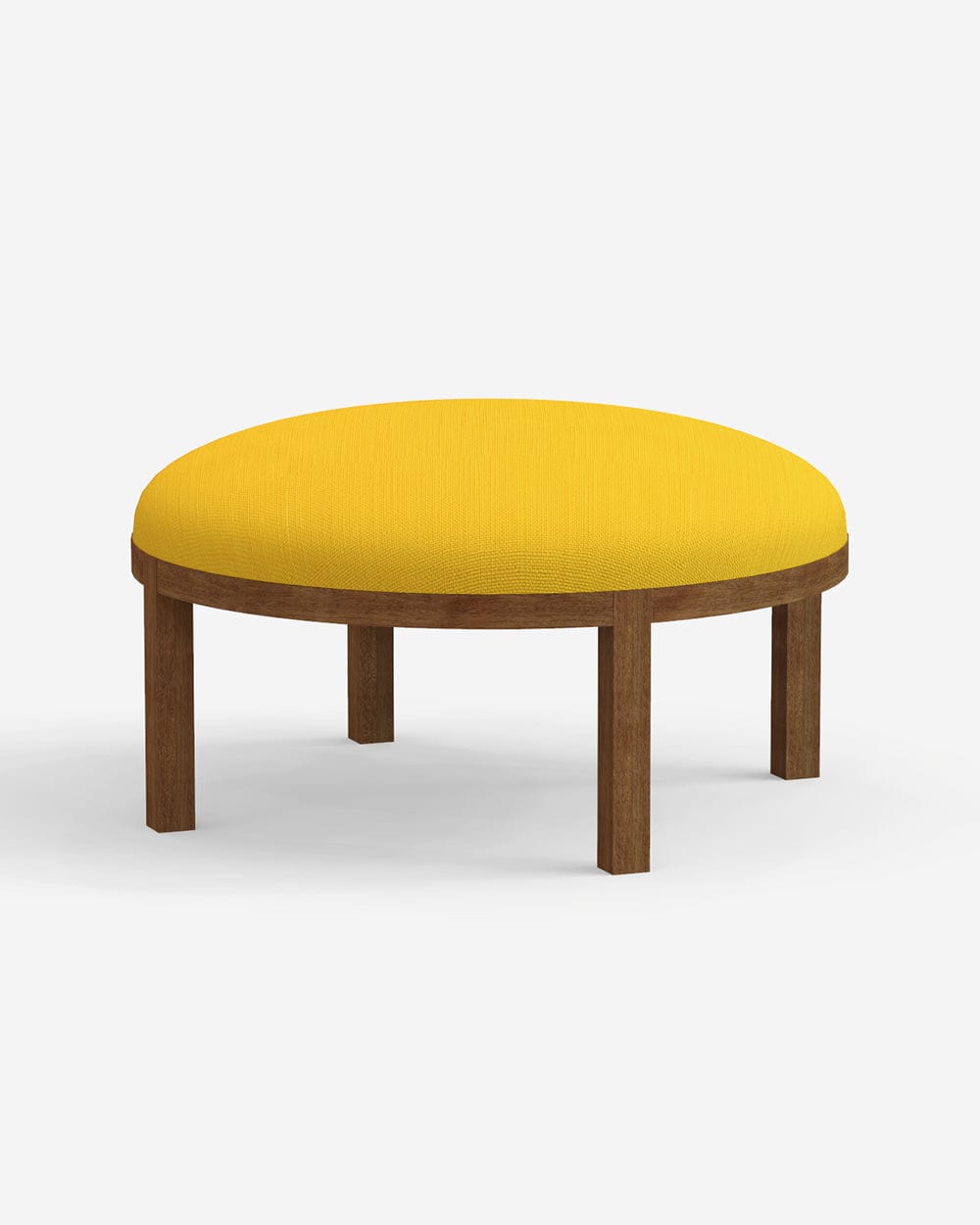 Chumbak Bohemian Ottoman - Sahara Mustard