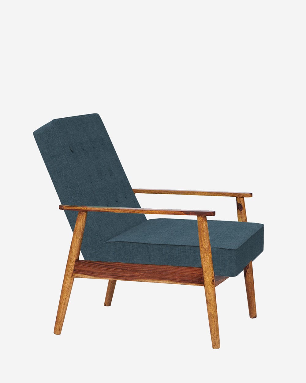 Chumbak Memsaab Arm Chair - Sailor Blue