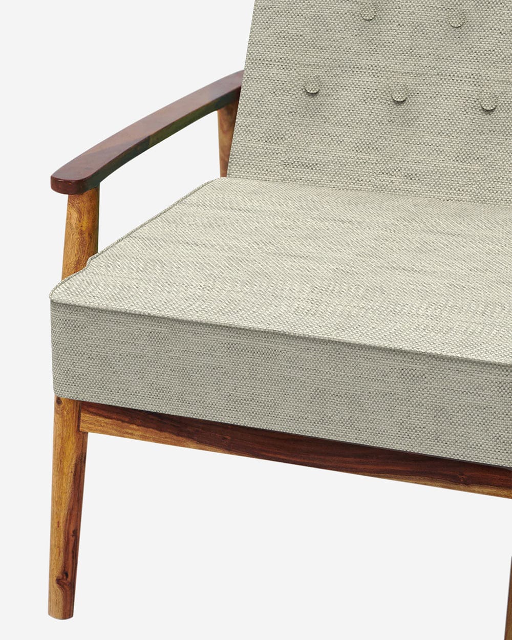 Chumbak Memsaab Arm Chair - Srilanka Ivory