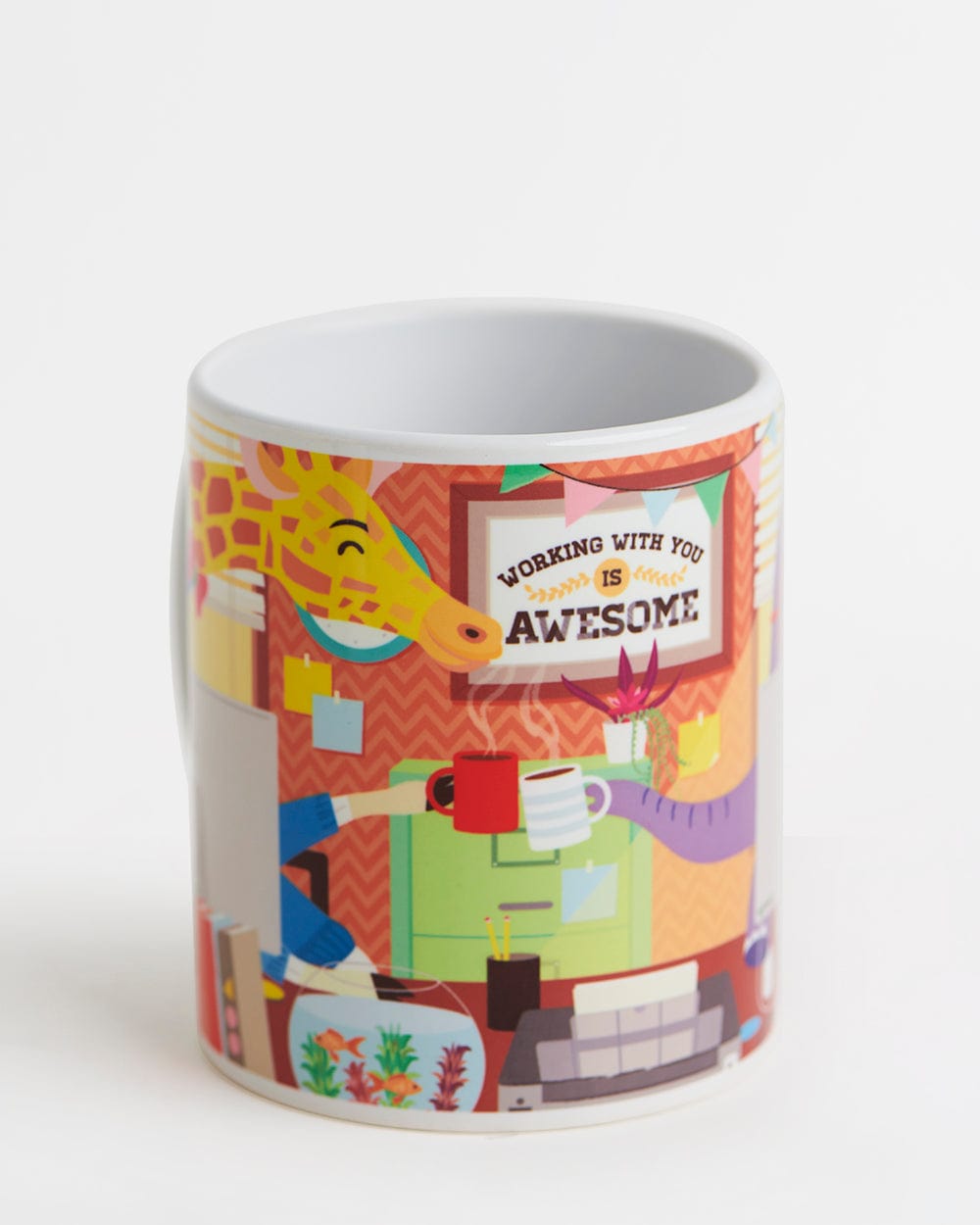 Chumbak Let's Work Together Mug-Multi