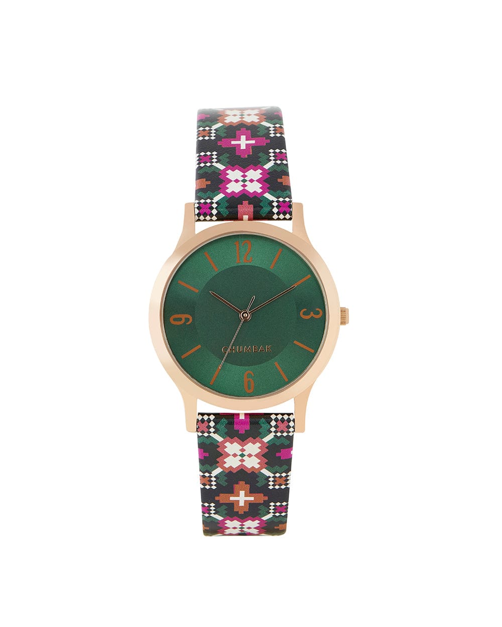 TEAL by Chumbak Lets Get Lost Wrist Watch - Black