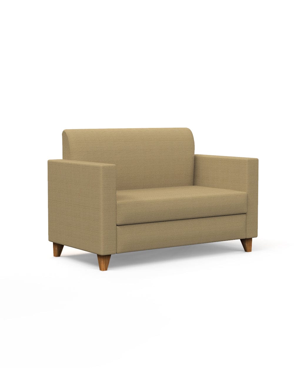 Chumbak Modern Loveseat-Beach Beige