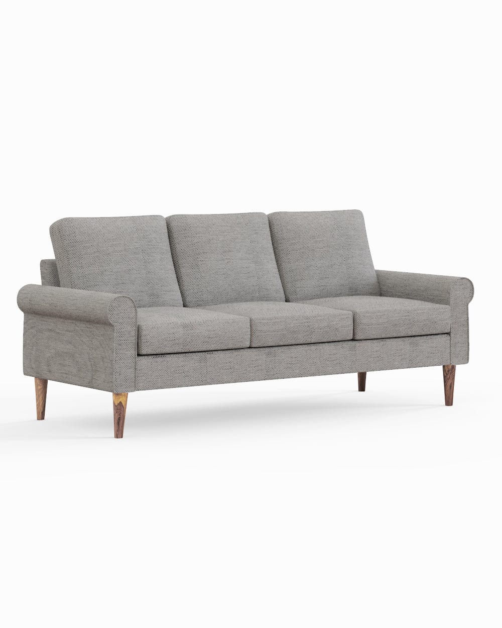 Chumbak Colonial Couch 3 Seater Bangalore Grey Grey